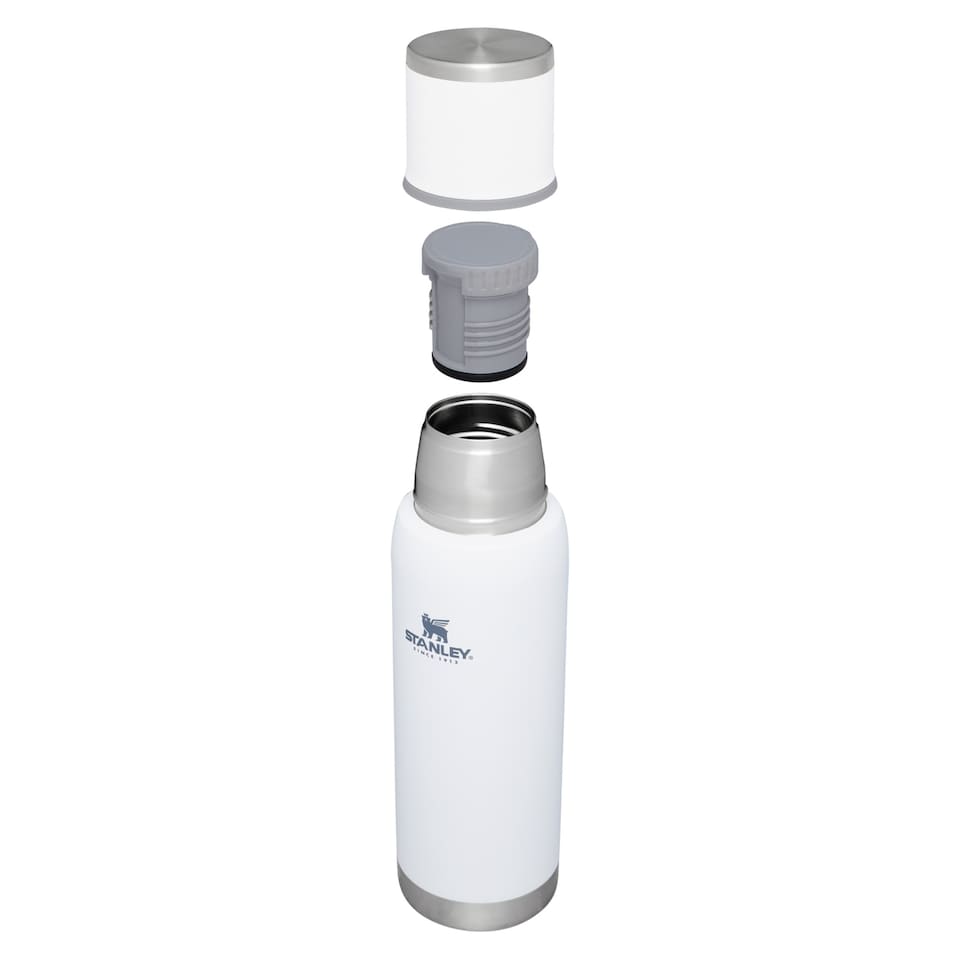 image 1 of Adventure To-Go Water Bottle 1.0L | White | White | 1L