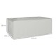image 5 of Outsunny 205x145x70cm UV Rain Protective Cover For Garden Patio Rattan Furniture Grey | 210 x140 x80 cm