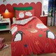 image 1 of Bedlam Ho Ho Ho Duvet Cover Set Red