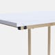 image 6 of OHS C Shape Table Side End Living Room Furniture Bedside Nightstand Drinks Stand White