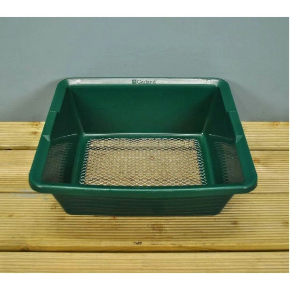 image 1 of Garland Fine Mesh Garden Sieve - Green - 36 x 31 x 12.5cm