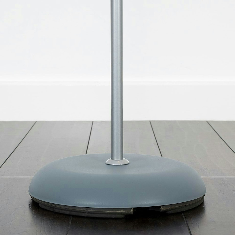 image 1 of ValueLights Mozz Silver Mother and Child Floor Lamp Chrome