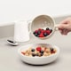 image 4 of Zeal Berry Colander Cup, Melamine Fruit and Berry Strainer, Cream