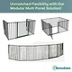 image 7 of Bettacare Extra Tall Pet Pen, Pentagon, White, 105cm High, 5 Panels, 1x72cm Door Panel and 4x72cm Side Panels, Dog Pen for Pets White