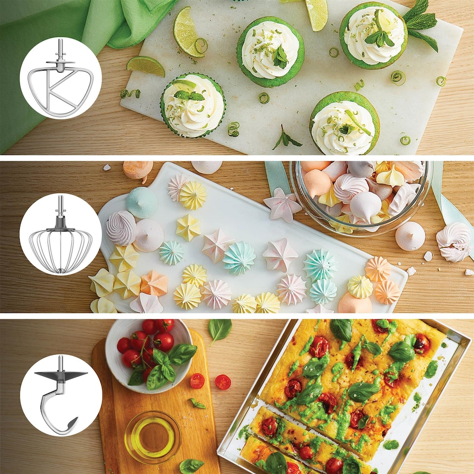 image 1 of Kenwood 800w Kenwood Go Stand Mixer Storm Blue