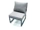 image 5 of Fimous 11 Seater Outdoor Aluminum Garden Furniture Set Corner Sofa 2 Big Footstools Rising Lifting Dining Table Sets Dark Grey