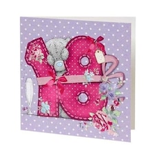 18th Birthday Me to You Bear Gift Tag