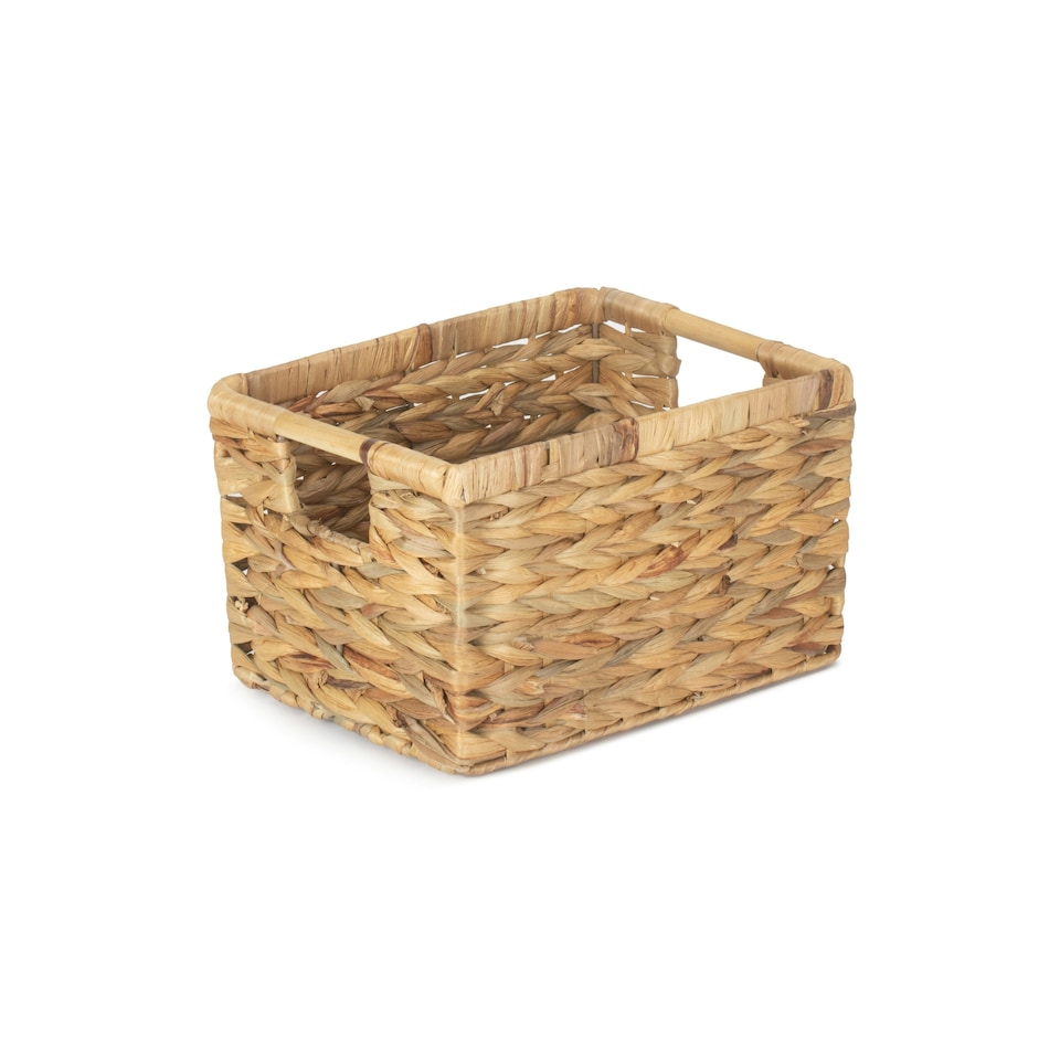 image 1 of Nordic Water Hyacinth Storage Basket Brown | Brown | M