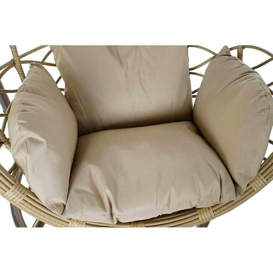 image 1 of Hanging garden armchair DKD Home Decor Brown Beige Light brown Aluminium synthetic rattan 90 x 70 x 110 cm 100 x 70 x 125 cm (10 Brown