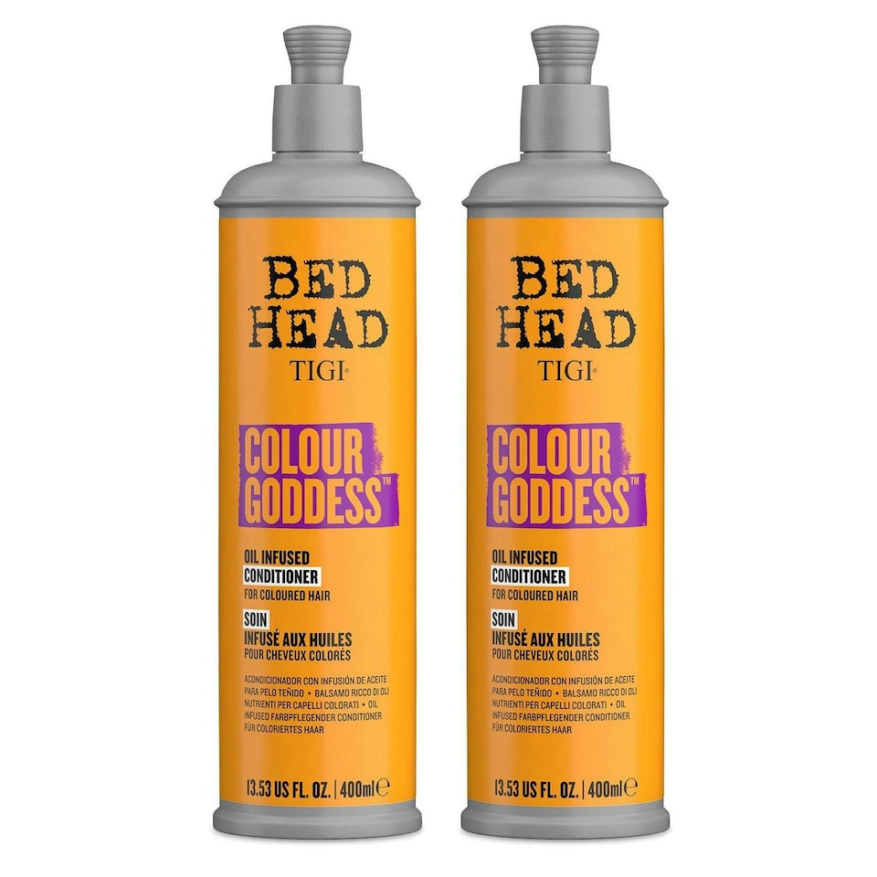 image 1 of Bed Head by TIGI Colour Goddess Conditioner For Coloured Hair 400ml, 2pk