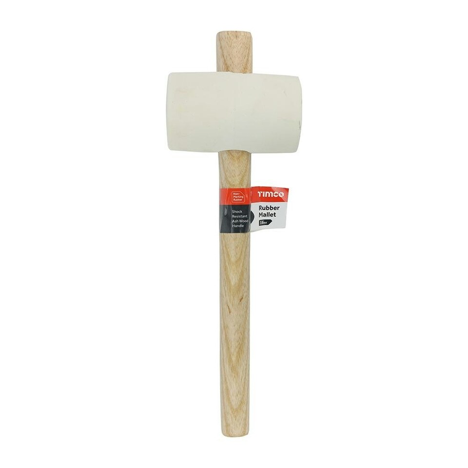 image 1 of Timco - Rubber Mallet - White (Size 16oz - 1 Each)