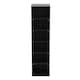 image 5 of 6 Tier Black Wooden CD DVD Game Book Shelf Storage Tower Rack - Fits 102 CDs