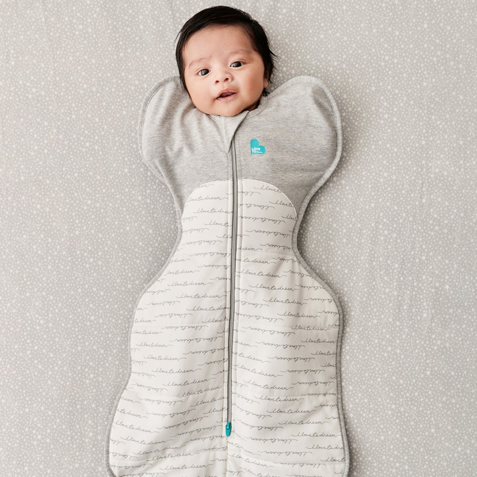 image 1 of Love to Dream Swaddle Up White Dreamer 2.5 TOG Baby Swaddle - 6-8.5kg