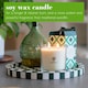 image 2 of Nicola Spring Soy Wax Scented Candles - 400g - Pumpkin Spice - Pack of 3 Clear
