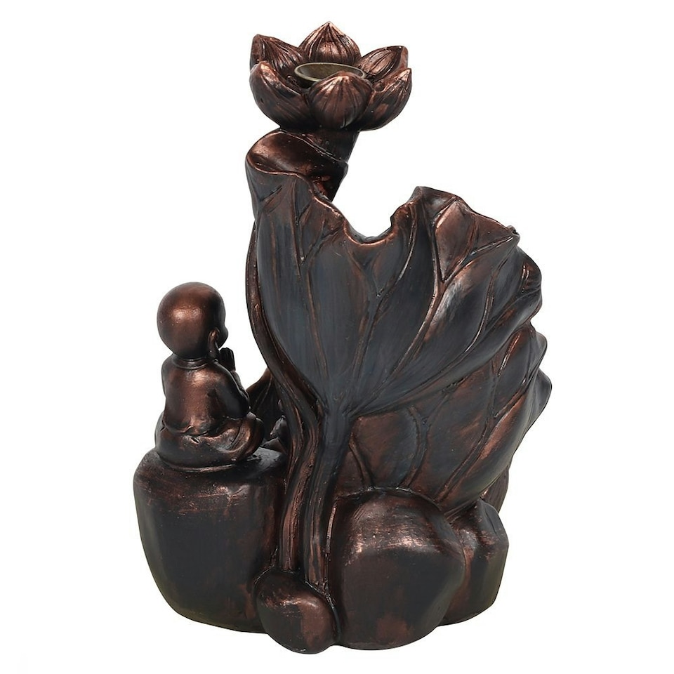 image 1 of Something Different Buddha Backflow Incense Burner - Brown - One Size
