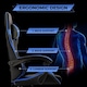 image 4 of Ergonomic Gaming Chair | Blue | Blue
