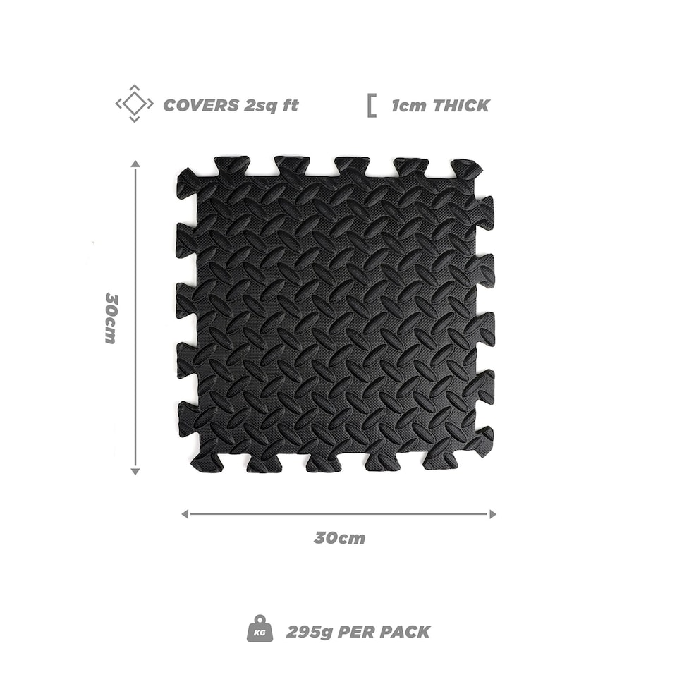 image 1 of Phoenix Fitness Black Floor Tile