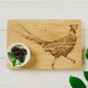 image 3 of The Just Slate Company Pheasant 30cm Oak Serving Board