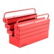 image 1 of 4 Tier 7 Tray Heavy Duty Metal Cantilever Tool Box | Red