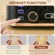 image 4 of HOMCOM Toaster with 4 Slot, 7 Browning Levels, 1600W, Black Honeycomb Black