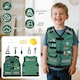 image 8 of Construction Role Play Costume Realistic Builder Vest Costume Set