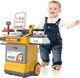 image 6 of 47PCS Grocery Store Cash Register Playset with Scanner Play Food Sound and Light Effects