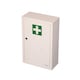 image 2 of Wall Mounted Metal First Aid Medicine Medical Cabinet Locker | White