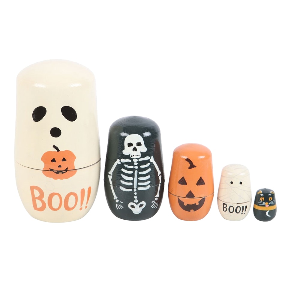 image 1 of Something Different Halloween Russian Doll | Multi | Multicoloured | 1