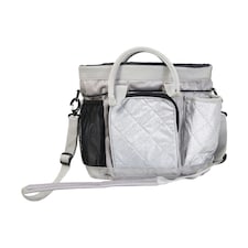 Hy Glitzy Horse Grooming Bag - Silver - One Size