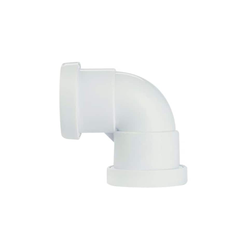 Make Pipe Bend - White - 40mm