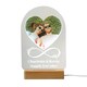 image 1 of Personalised Heart Photo Upload LED Light