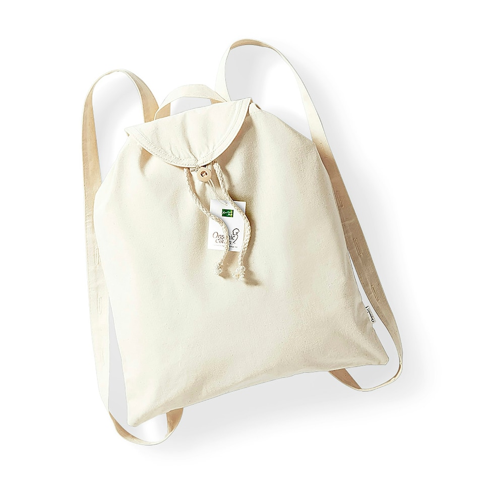 image 1 of Westford Mill Organic Festival Backpack Bag (8 Litres) - Natural - One Size
