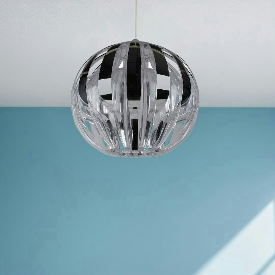 image 1 of Bimber Pendant Light Shade Polished Chrome
