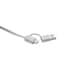 image 3 of MidOcean Linea Retractable Connector Cable - White - One Size