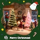 image 9 of HOMCOM 1.2m 4ft Christmas Tree Entrance Decor 750 Tips Xmas Prelit Tree 80 LED with Vase Base