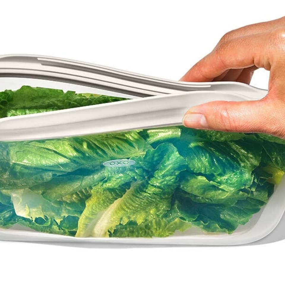 image 1 of OXO Good Grips Silicone 335ml Oat Stand-Up Snack Reusable Bag