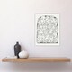 image 4 of Maskers Masks Black And White Drawing Gestel Wall Art Poster Print