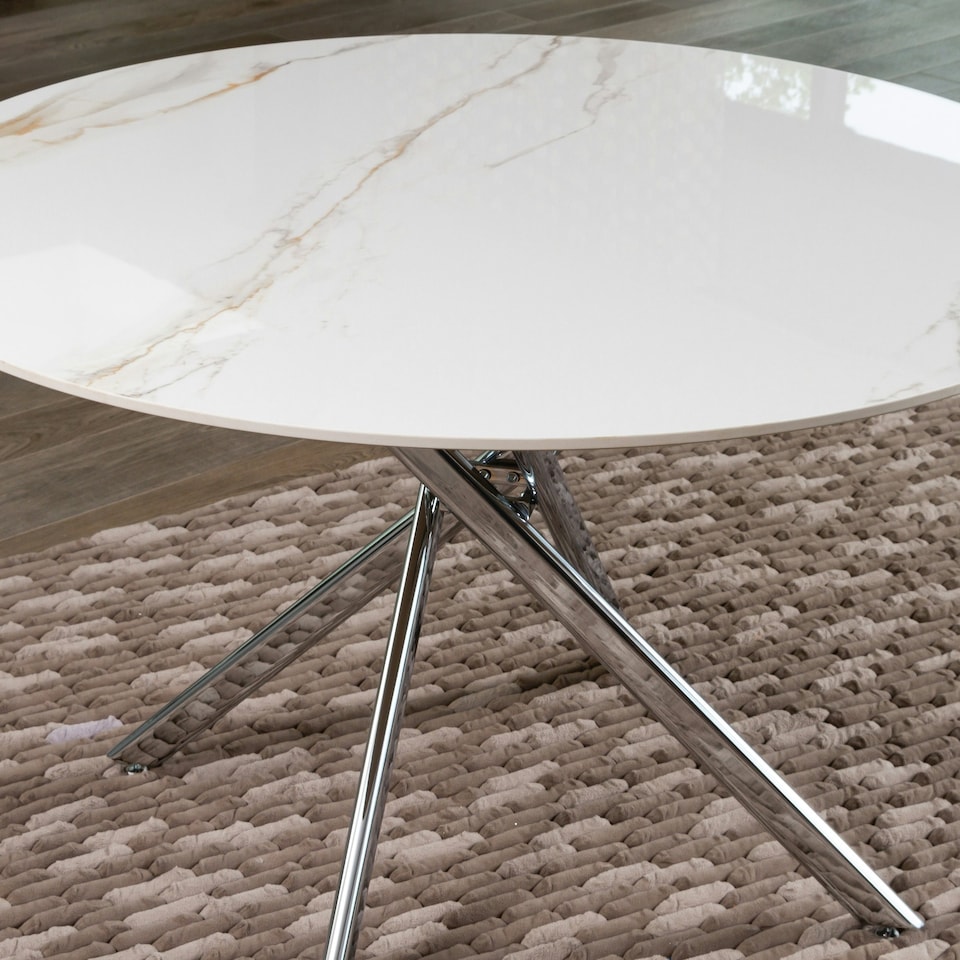 image 1 of Caserta 120cm Diamater Dining Table