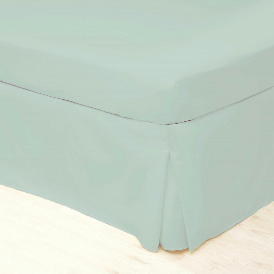 Belledorm Easycare Percale Platform Valance - Breeze - Kingsize