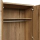 image 5 of FWStyle Fisso 2 Door Wardrobe Cracked Oak - Quick Click & Cam Assembly Orange