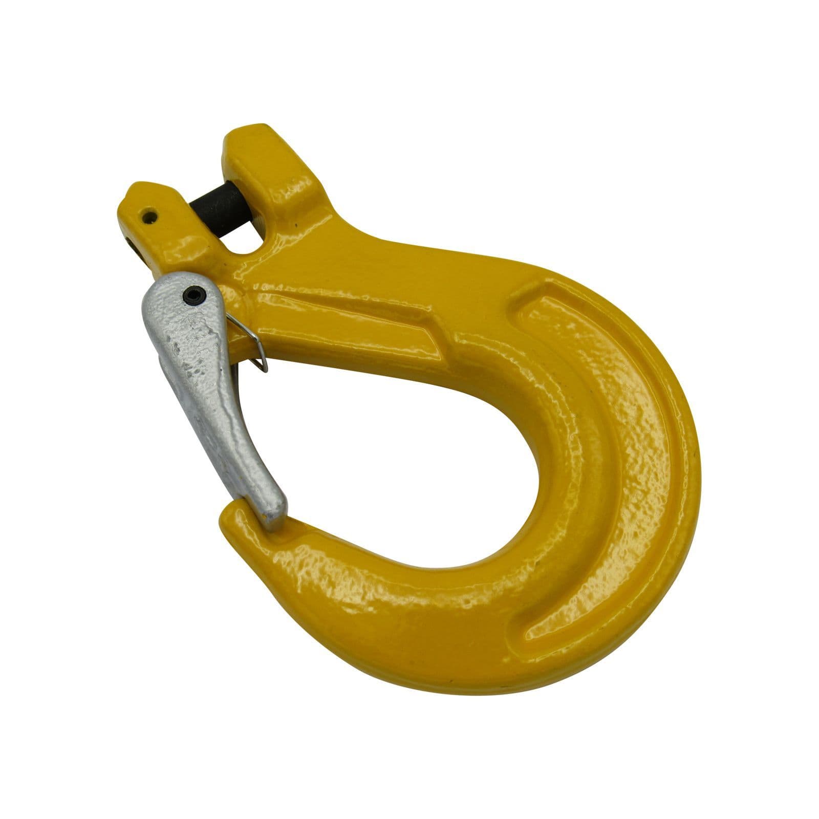 Lifting Clevis Sling Hook With Latch 22MM (Grade 80 15 Ton Chain Component 15T)