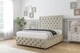 image 2 of Sloomy Vienna Cream Plush Divan Bed With Mattress 2 Drawers Right Side With 26" Strutted Headboard & 12" Matching Footboard 3' Single | Cream | Cream | Single | 1