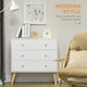image 4 of HOMCOM Chest of Drawers, 3 Drawer Unit Storage Cabinet Bedroom