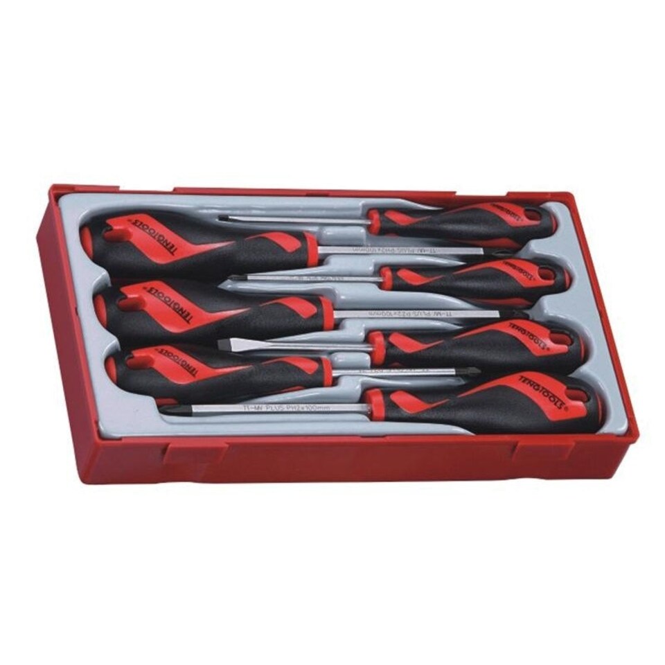 Teng Tt917 Mega Screwdriver Set, 7 Piece - Multi Colour - One Size