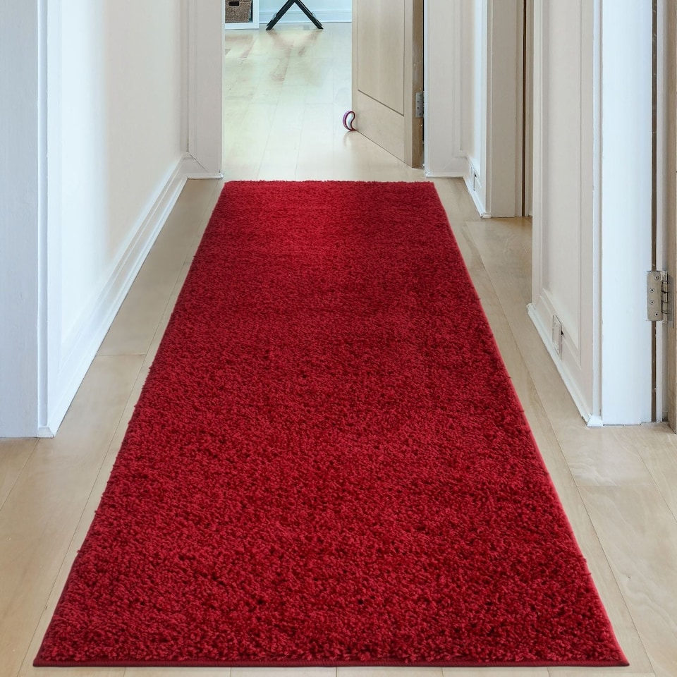 image 1 of The Rugs Myshaggy Collection Plain Soft High Pile Shaggy Floor Rugs and Runners Living Room Bedroom