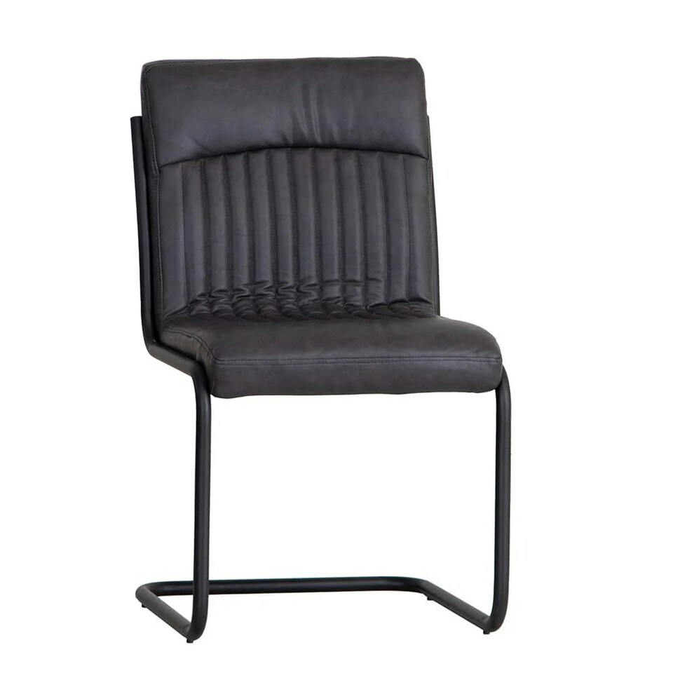 image 1 of Jusleen Grey Dining Chair - Set of 2