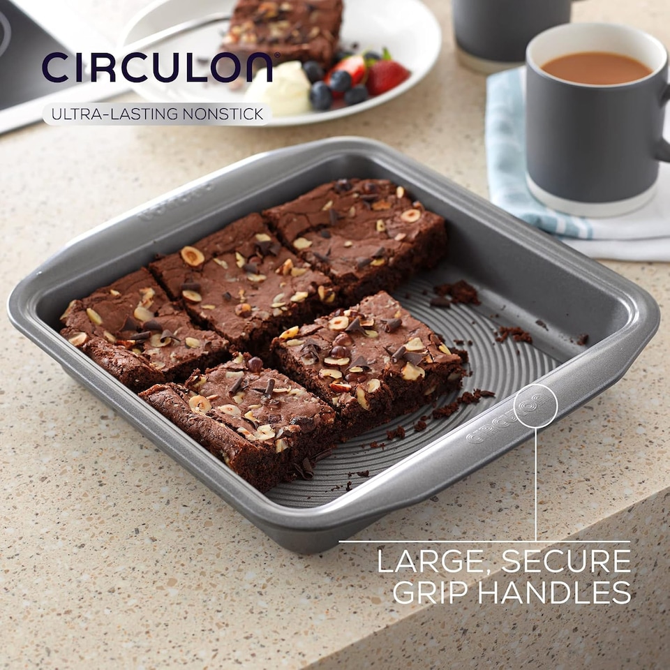 image 1 of Circulon Momentum Non Stick Bakeware Set - Grey