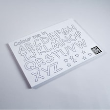ABC Colouring Themed A4 Colouring sheet