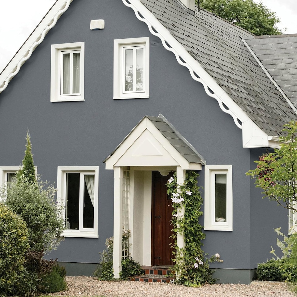 image 1 of Sandtex Smooth Masonry Paint - Slate Grey - 5L