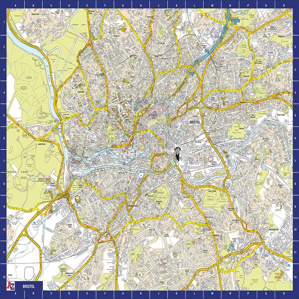 image 1 of A to Z Map of Bristol 1000 Piece Jigsaw
